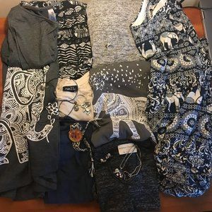 Huge lot of women's clothes and jewelry